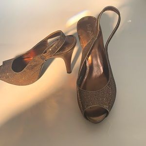 4” Satin Strapped Platform High Heels